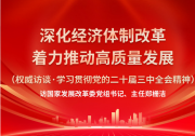 深化经济体制改革，着力推动高质量发展（权威访谈·学习贯彻党的二十届三中全会精神）——访国家发展改革委党组书记、主任郑栅洁