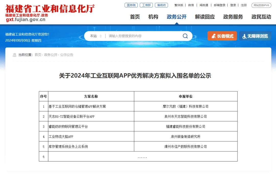 2024年工业互联网APP优秀解决方案公布，摩尔元数再次实力入围！