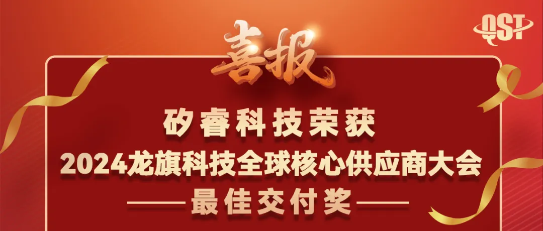 矽睿科技荣获2024龙旗科技全球核心供应商大会—最佳交付奖