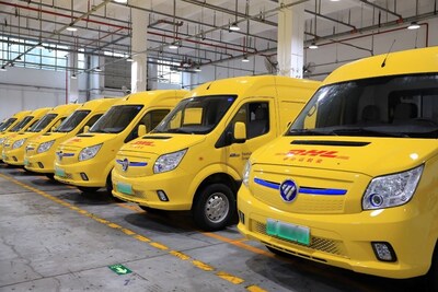 截至2024年9月，DHL快递中国区车队电气化比例已达到28.3%