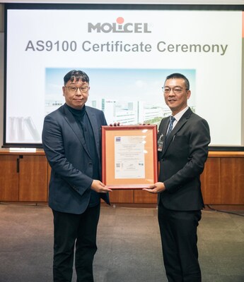 Molicels Commitment to Aerospace-Grade Quality Recognized with AS9100