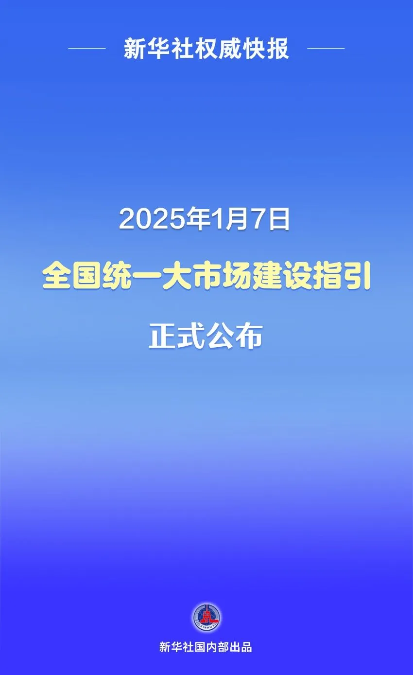 国家发展改革委关于印发《全国统一大市场建设指引（试行）》的通知