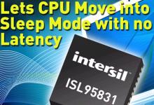 Intersil推出Vcore DC/DC控制器为最新嵌入式CPU/GPU内核提供完整电源解决方案